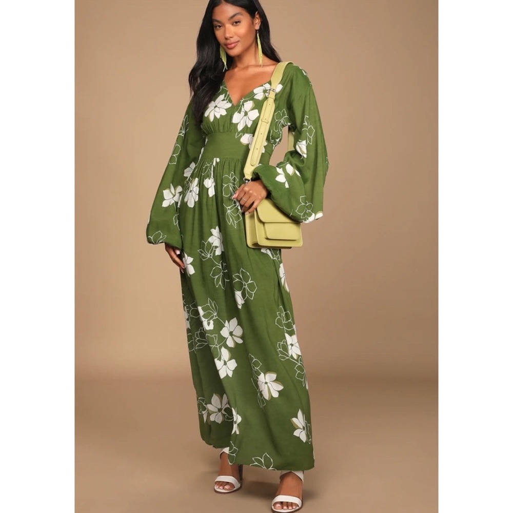 Billabong Floral Maxi Dress Night Bloom - Picture 5 of 14